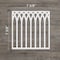 Ekena Millwork Extra Small Cedar Park Fretwork Wall Panels in Architectural PVC, 7 3/8"W x 7 3/8"H x 3/8"T WALP08X08CRP - alternate 6